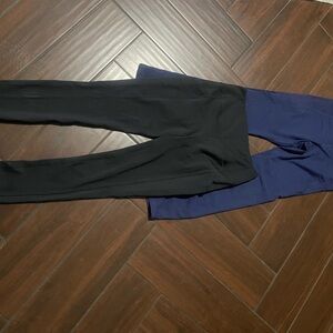 Old Navy Black and Blue Leggings